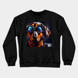 cool dachshund Crewneck Sweatshirt